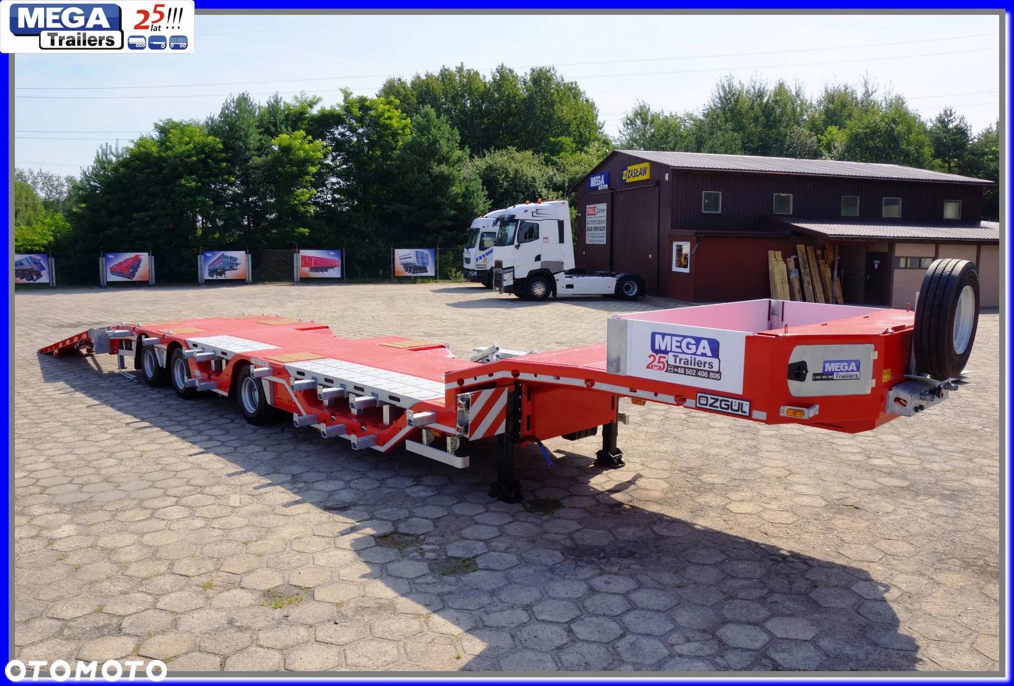 Inny Laweta 3 osie, 4 x zagłębienia kół, 58 T DMC !!! - 13