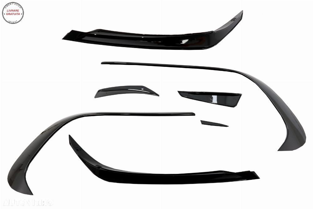 Bara Fata cu Stickere Laterale Negru Mat Mercedes A-Class W176 (2012-2018) A45 Des- livrare gratuita - 8
