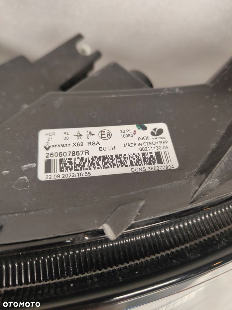 renault master iv komplet lamp zw z ledem 260105567r, 260607867r - 9