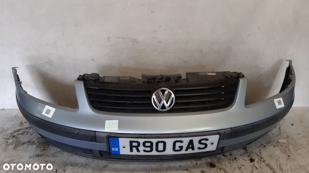 ) ZDERZAK PRZÓD PRZEDNI DO VOLKSWAGEN VW PASSAT B5 LB5S BŁĘKITNY - 1