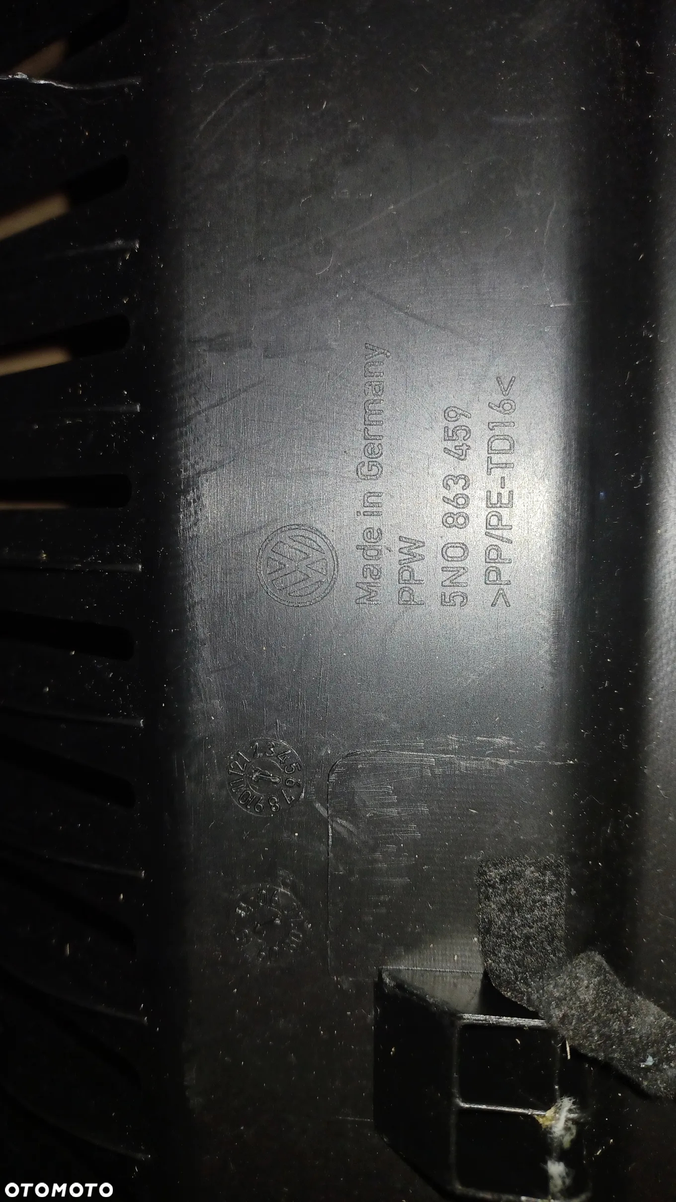 VW TIGUAN OSŁONA TYLNEGO PASA 5N0863459 - 3
