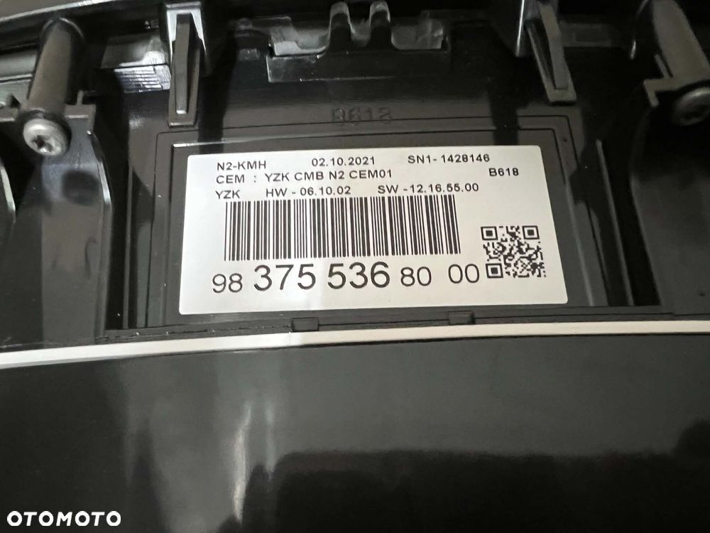 Citroen C3 III zegary 983755368000 - 3
