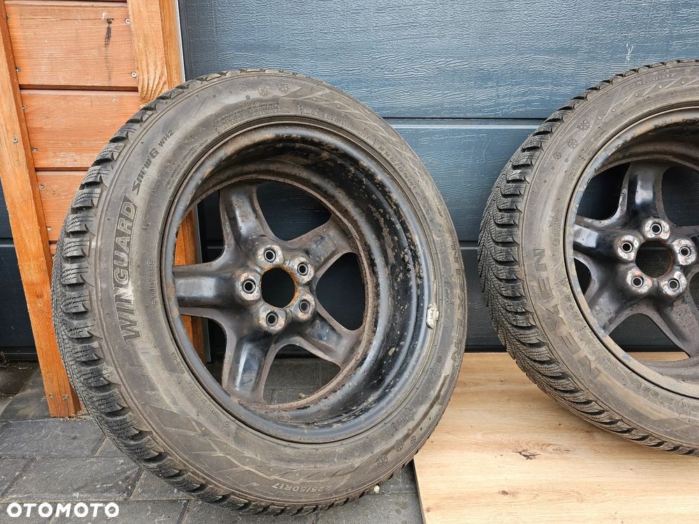 FELGI STALOWE STRUKTURALNE OPONY ZIMOWE OPEL ZAFIRA C ASTRA J K 5X115 17 CALI 225/50/17 ET44 - 16