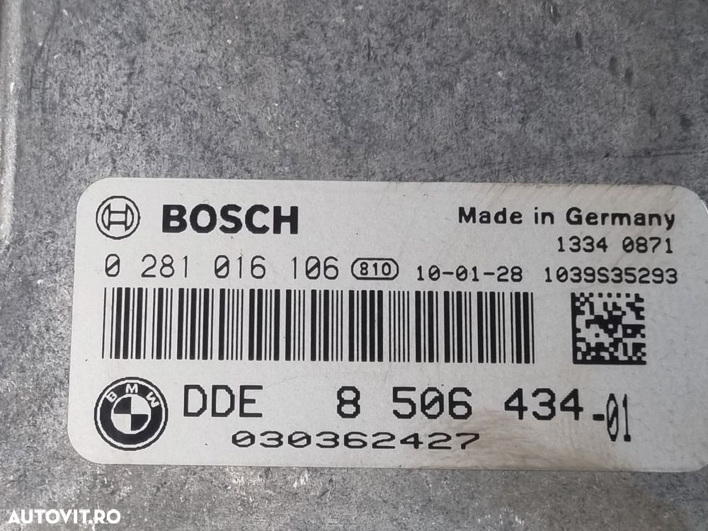 Calculator motor BMW X1 E84 2.0 Diesel 2009 - 2015 143CP Manuala N47 D20C (1133) Diesel ... - 5