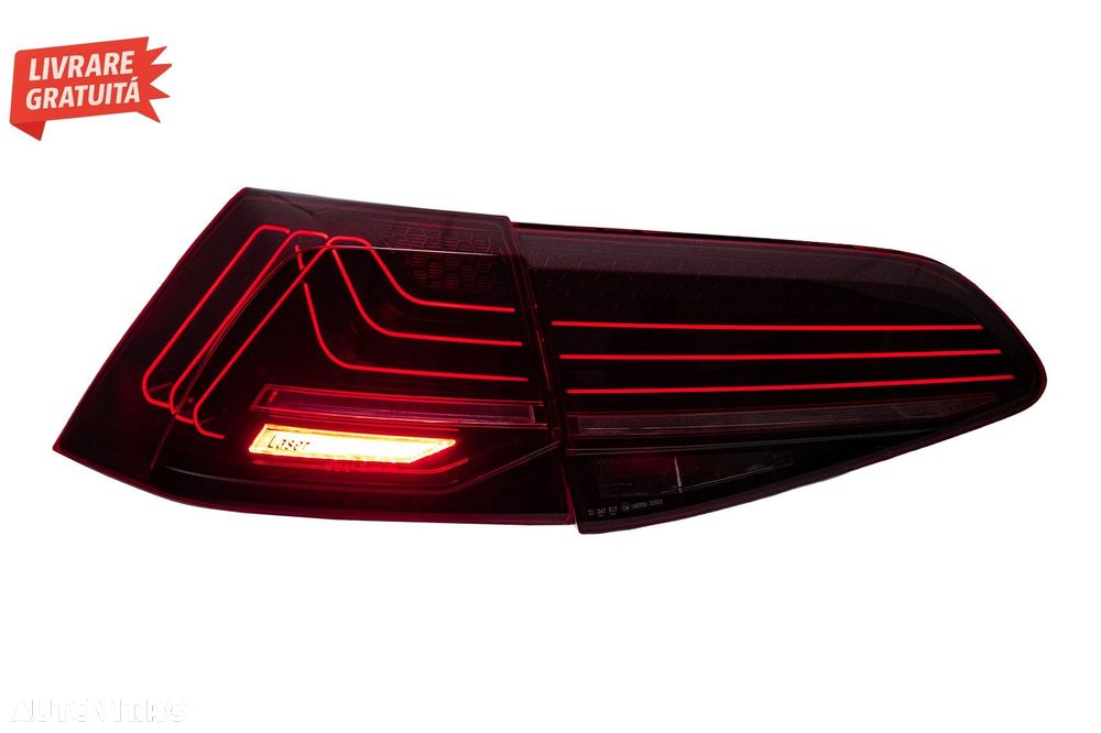 Stopuri Full LED VW Golf 7 & 7.5 VII (2013-2019) Laser Look Dinamic Secvential- livrare gratuita - 11