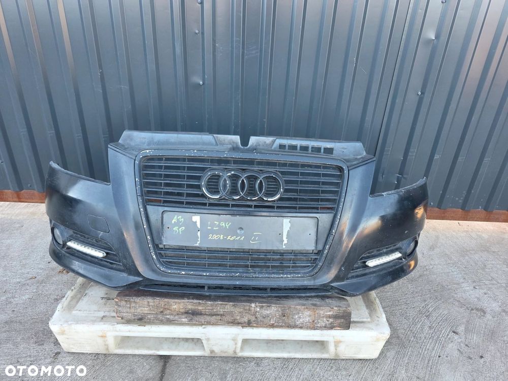 ZDERZAK PRZÓD AUDI A3 8P LIFT 2008-2011 MATOWY KOMPLETNY ! - 1
