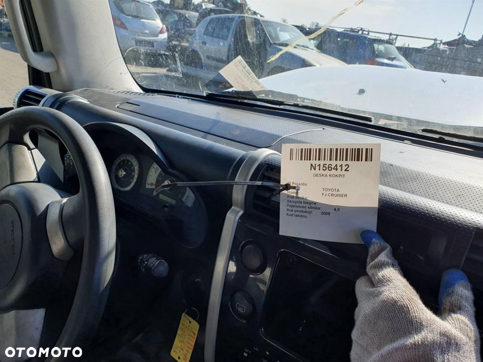 DESKA KOKPIT TOYOTA FJ CRUISER AIRBAG PASY - 5
