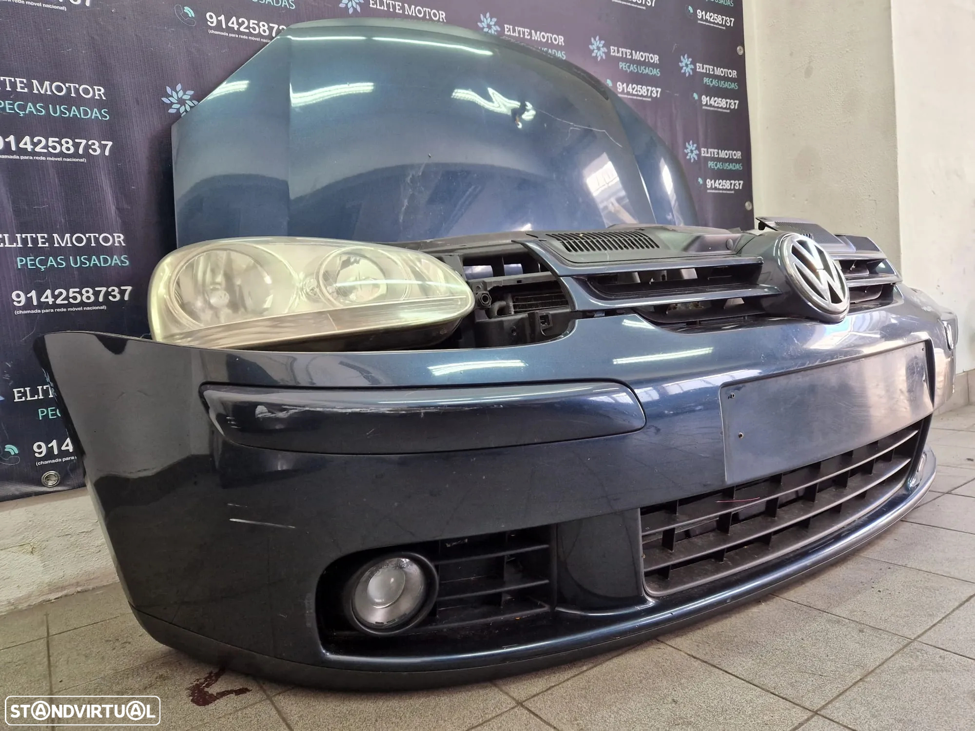 Frente completa usada VW GOLF V 5 1.9 TDI 105CV CAPOT PARACHOQUES OTICAS GUARDALAMAS VOLKSWAGEN - 4
