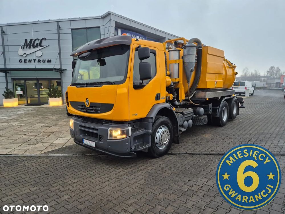 Renault PREMIUM DXI LANDER D 370 / WÓŻ ASENIZACYJNY / 12M3 / 3M3 WODA / WUKO / POMPY JUROP / JEDEN WŁAŚCICIEL / EURO 4 / SERWISOWANY / MOCNA POMPA / ADR - 1