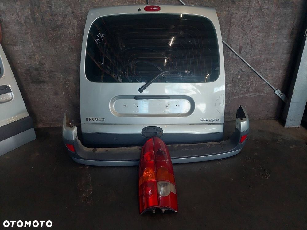 KOMPLETNY TYŁ KLAPA BAGAŻNIKA ZDERZAK TYŁ LAMPY RENAULT KANGOO I LIFT TEB64 - 1