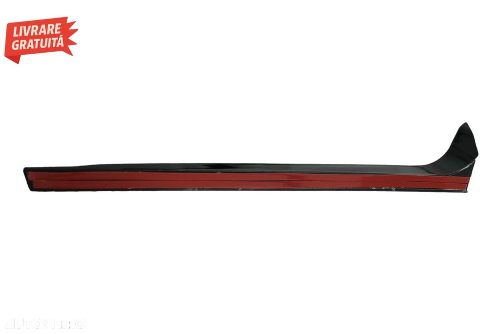 Eleron Luneta Prelungiri Laterale VW Polo 6R MK5 (2009-2018) GTI Design Negru Luci- livrare gratuita - 4