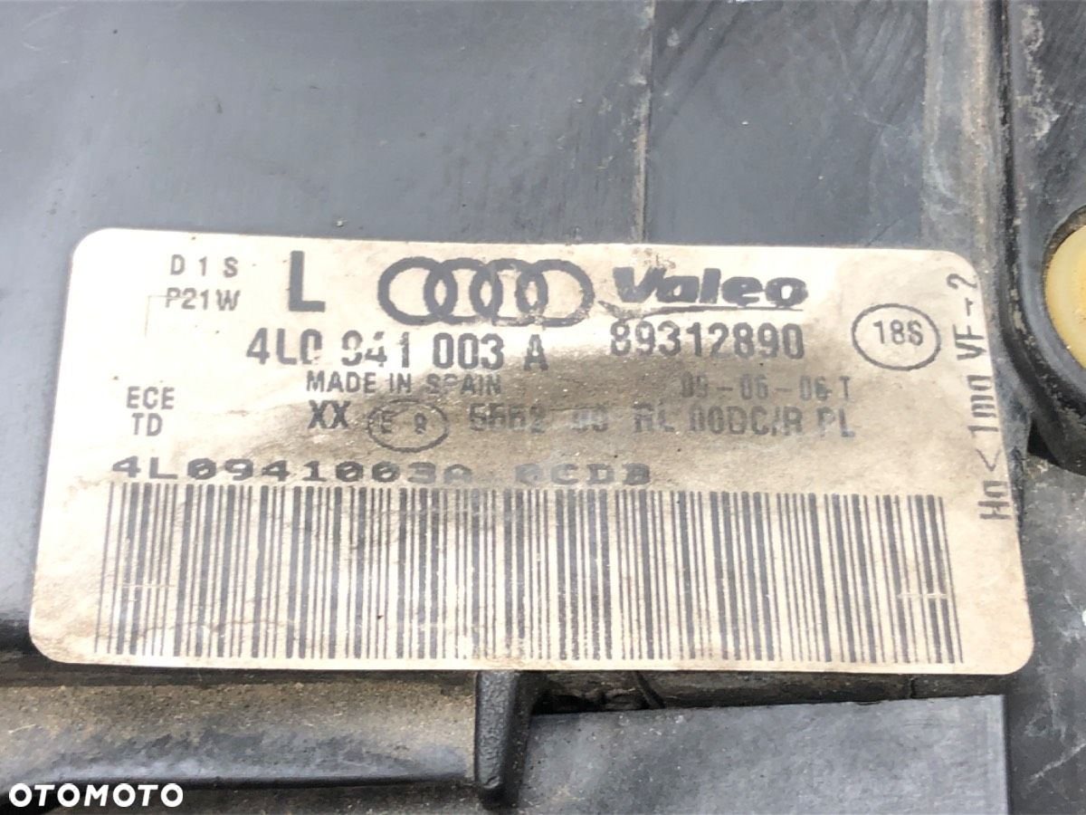 REFLEKTOR LEWY - 539.00 PLN - AUDI Q7 (4LB) 2006 - 2016 3.0 TDI quattro 171 kW [233 KM] olej - 4