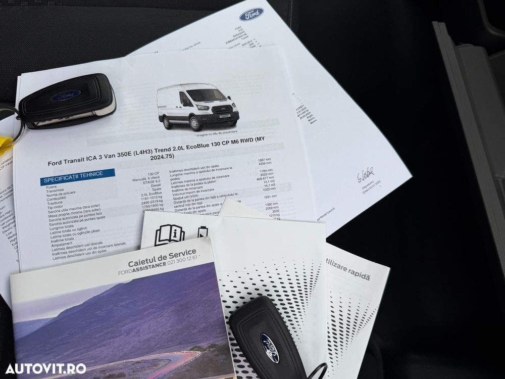 Ford Transit 350 2.0 EcoBlue MHEV 130 CP L3 RWD Limited - 33