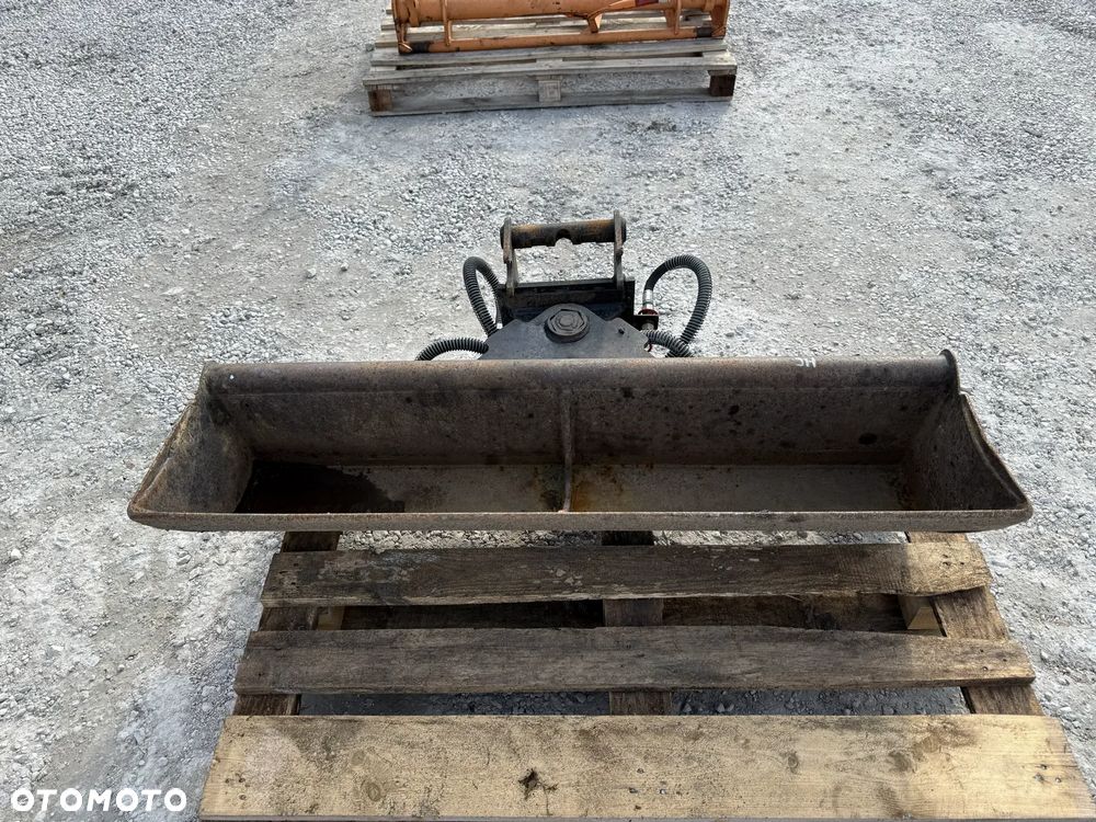 ŁYŻKA SKARPOWA SKARPÓWKA HYDRAULICZNA 120CM LEHNHOFF MS01 MS 01 KOPARKI MINIKOPARKI JCB HITACHI YANMAR BOBCAT CAT KUBOTA - 6