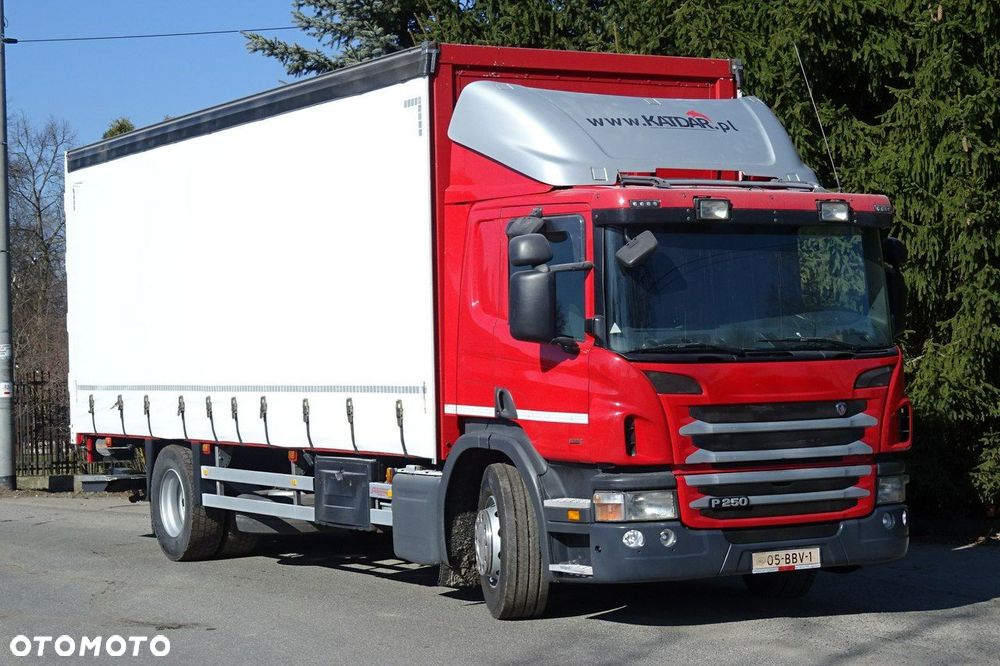 Scania P250 Euro 6 sypialna, firanka 18pal, winda, sprowadzony - 3