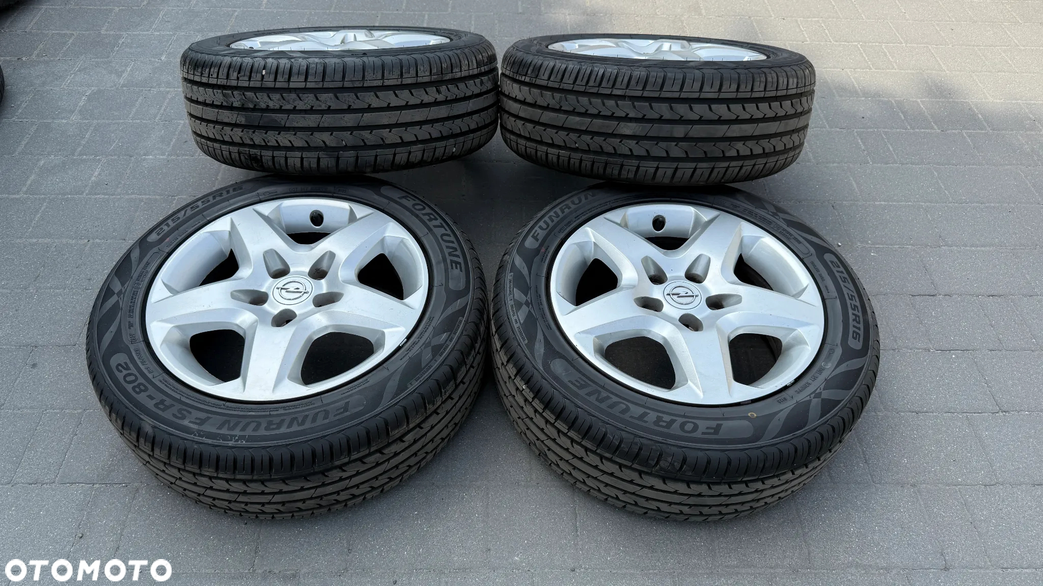 Koła strukturalne 215/55 nowe 2024/2025 r16 5x110 opel chevrolet felgi ET39 Alufelgi - 6