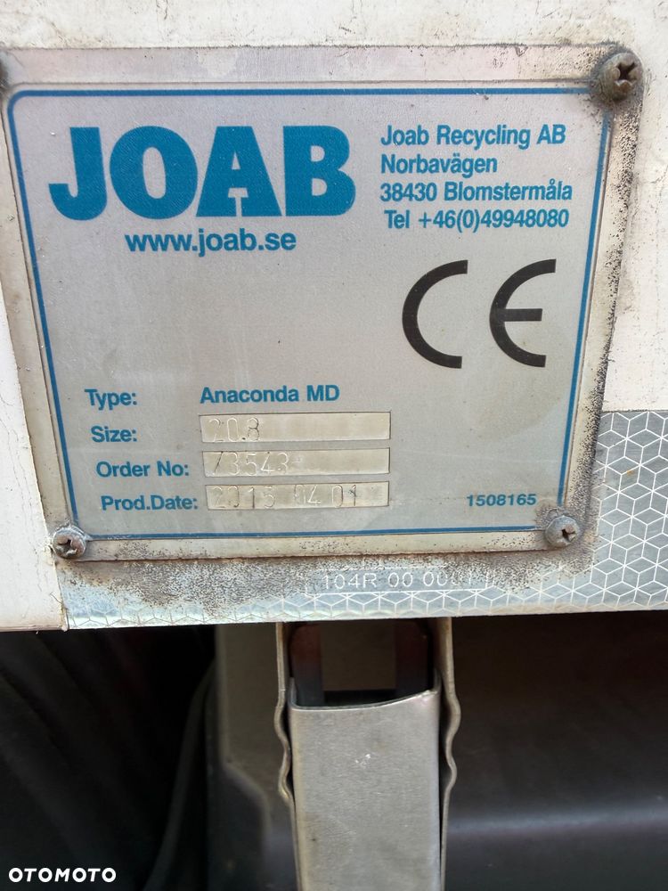 Scania P360 EURO 6 Smieciarka JOAB 20.8m3 6x2 - 6