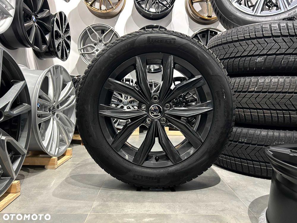 Oryginalne koła zimowe 18 5x112 Skoda Kodiaq I II Pirelli 235/55R18 - 2