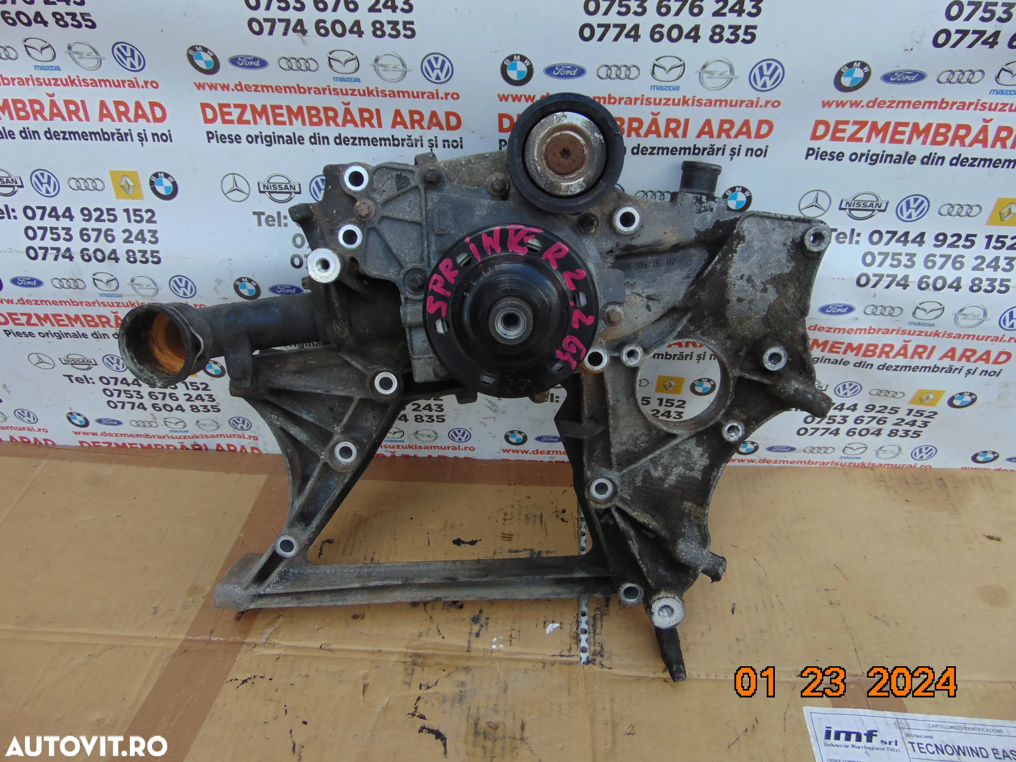 Suport pompa apa Mercedes Sprinter 2.2 euro 5 vito viano w906 w639 cod a - 2