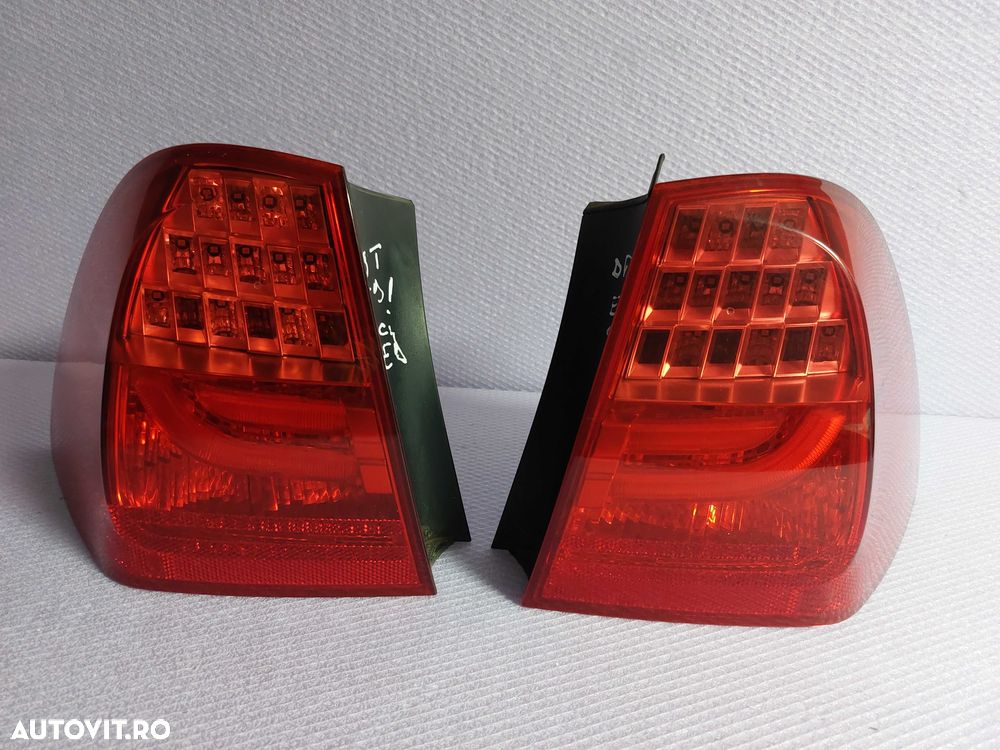 Stop stanga dreapta aripa cu LED BMW E91 LCI Facelift - 1
