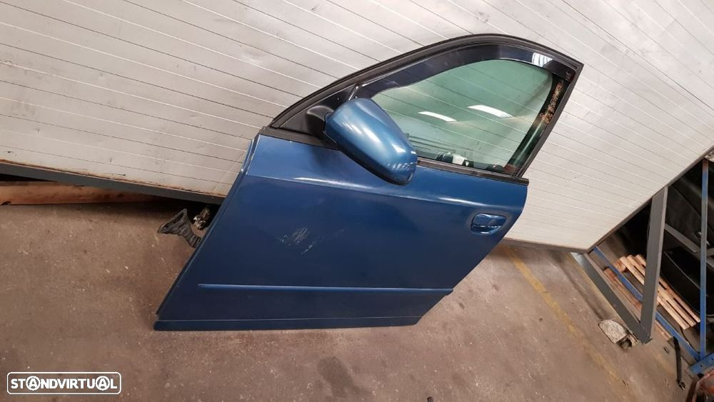 PORTA PORTAS FRENTE FRONTAL ESQUERDA AUDI A4 B6 SLINE 8E0831051 FECHO ELEVADOR MOTOR PUXADOR VIDRO RETROVISOR RETROVISORES - 3