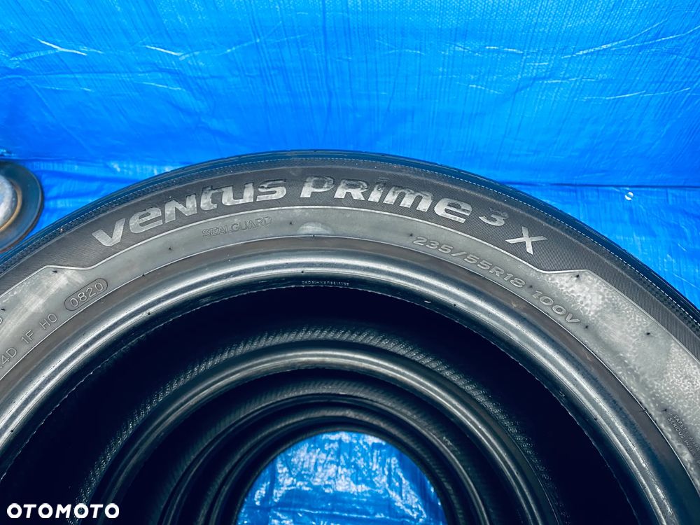 OPONA 18 OPONY LETNIE LATO KOMPLET OPON 4SZT HANKOOK VENTUS PRIME 3X  235/55R18 100V BIEŻNIK 6,4mm  ROCZNIK 2020 - 8