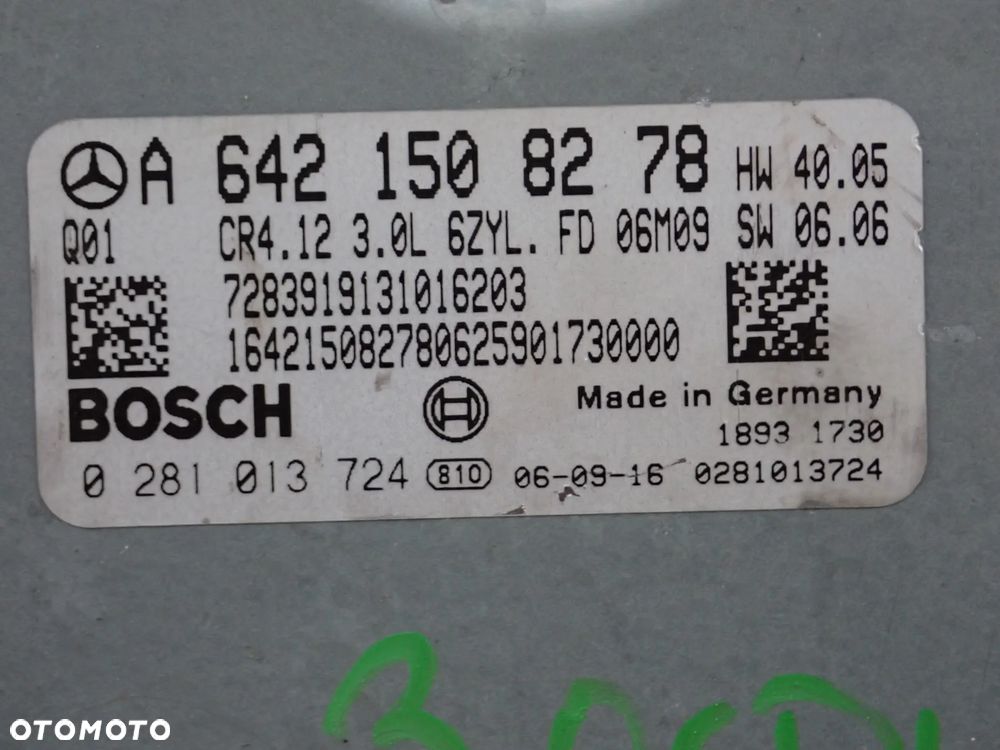 MERCEDES W211 KOMPUTER STEROWNIK SILNIKA A6421508278 - 3