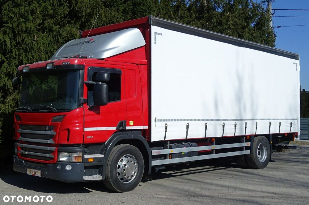 Scania P250 Euro 6 sypialna, firanka 18pal, winda, sprowadzony - 18