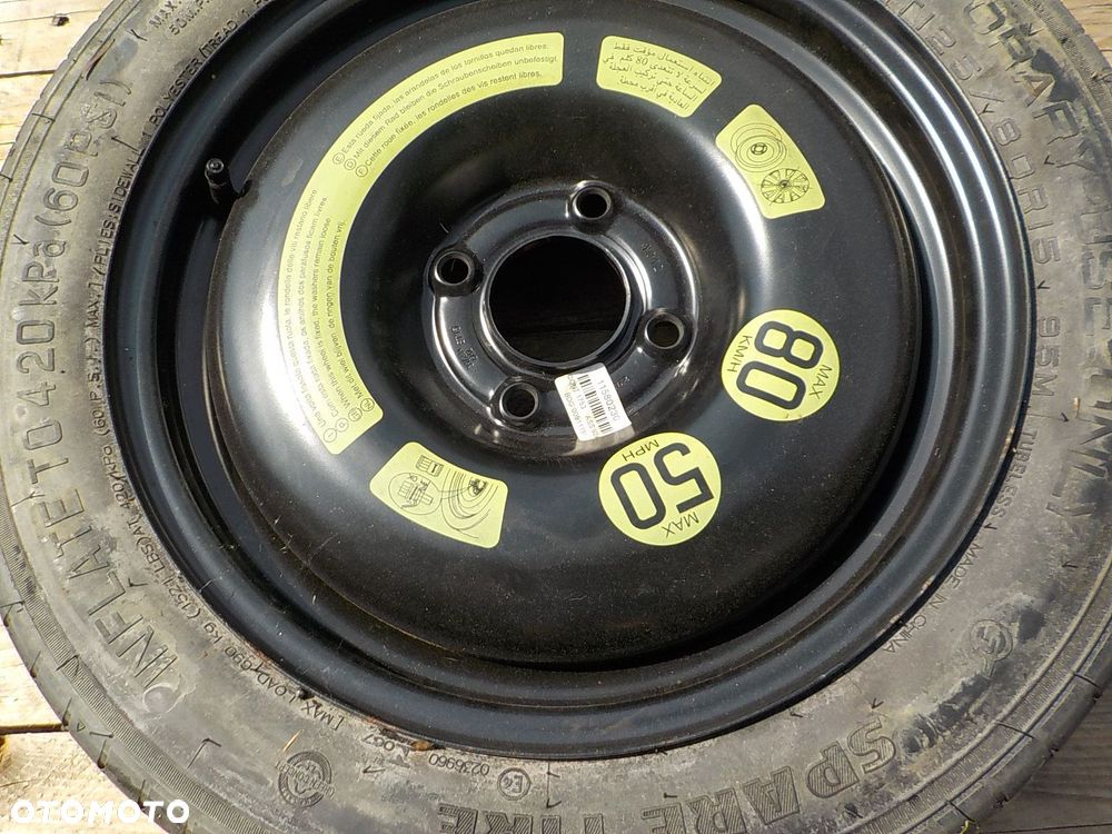CITROEN C2 C3 C4 PEUGEOT 307 207 208 DOJAZDÓWKA R15 ET15 4X108 - 7