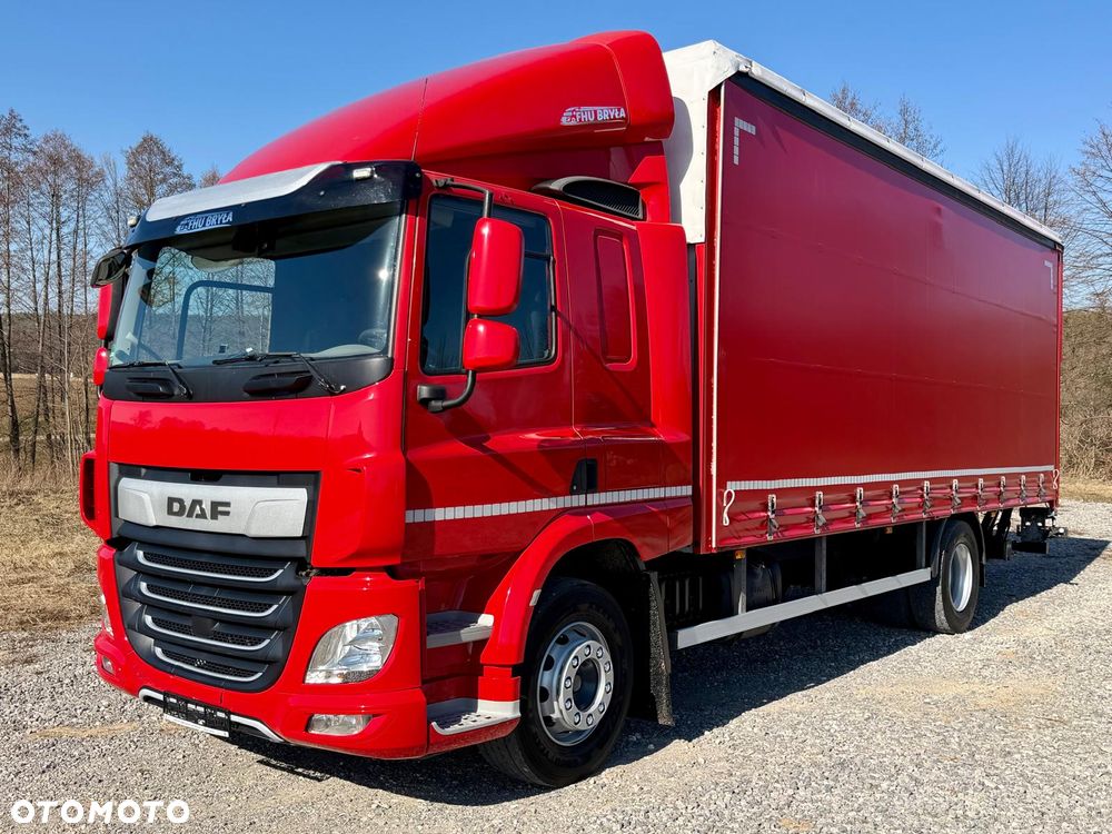 DAF CF320 / FIRANKA / WINDA  / E6 / 9500 ŁADOWNOŚĆ / NISKI PRZEBIEG / AUTOMAT / SYPIALKA /JEDEN WŁAŚCICIEL / SPROWADZONY / 18PALET / 2019 / JAK NOWY