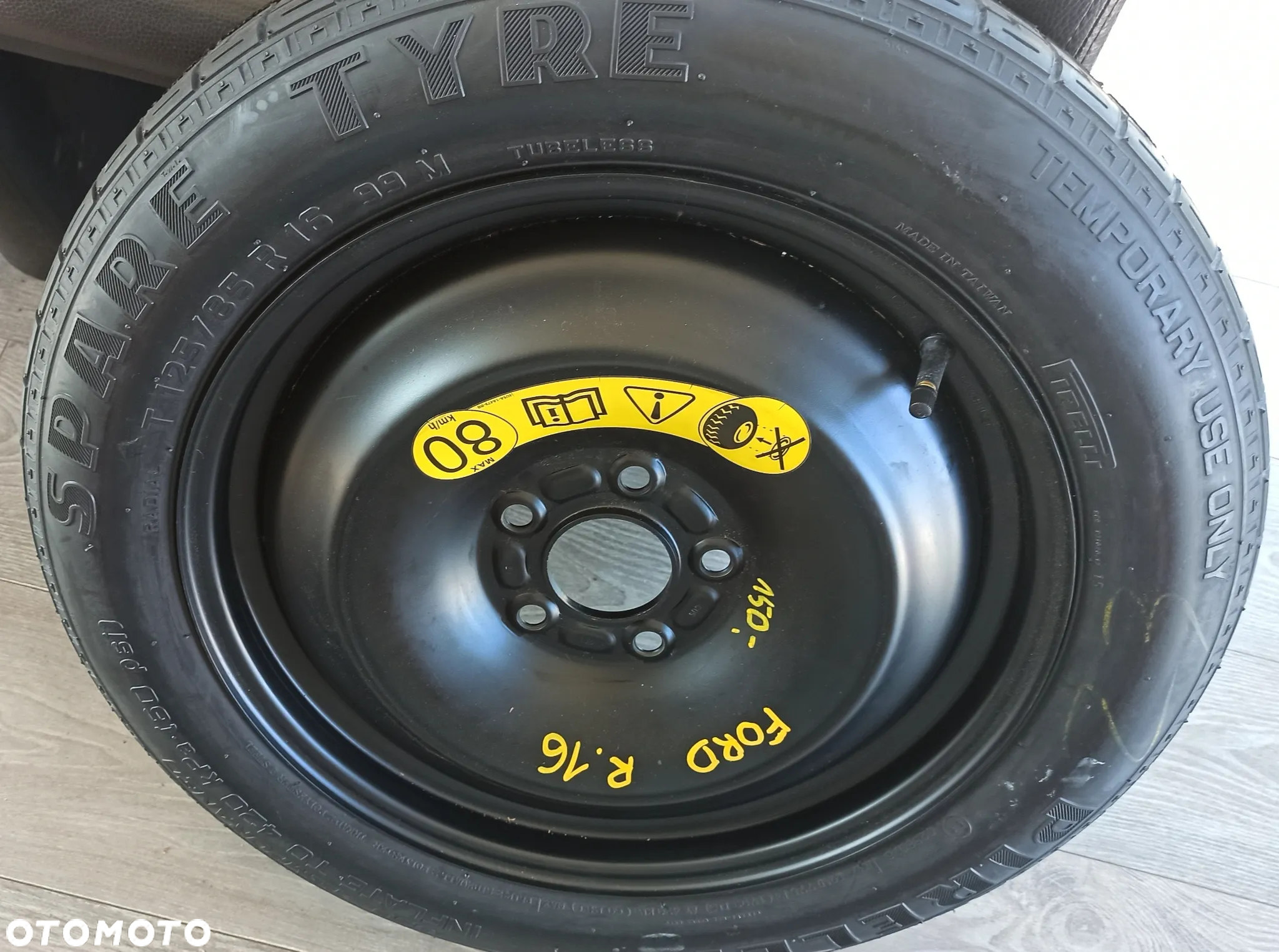 Ford Koło Dojazdowe Dojazdówka R16 5x108 - 3
