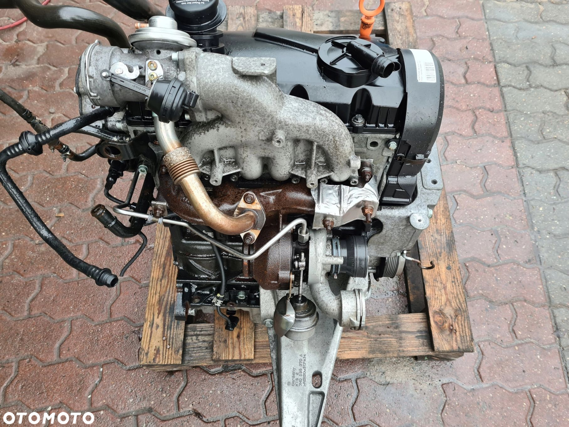 VW T5 1.9 TDI 105 KM silnik kompletny z osprzętem AXB 174 000 KM - 4