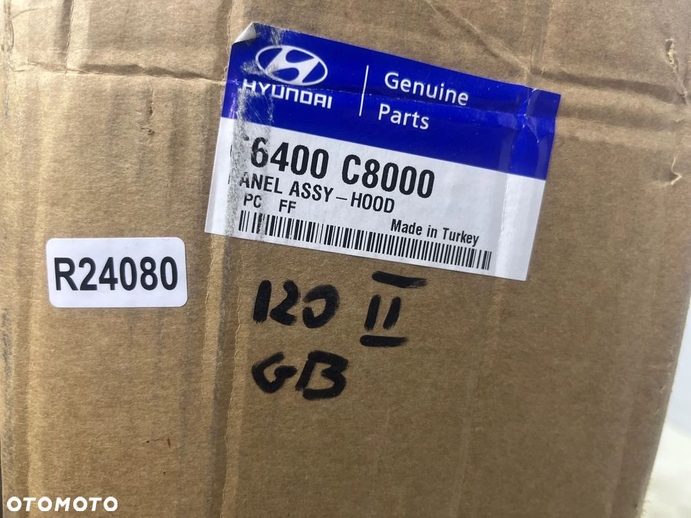 Maska Hyundai I20 GB 2 II 14-20r. pokrywa silnika nowa oryginalna 66400C8000 - 14