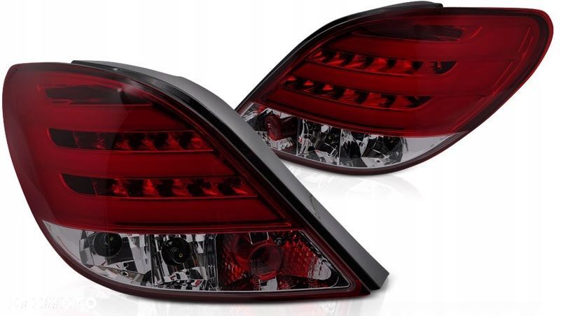 Lampy tyl ne kpl diody Led Bar Neon Diodowe Tuning Peugeot 207 2006-2009 - 1