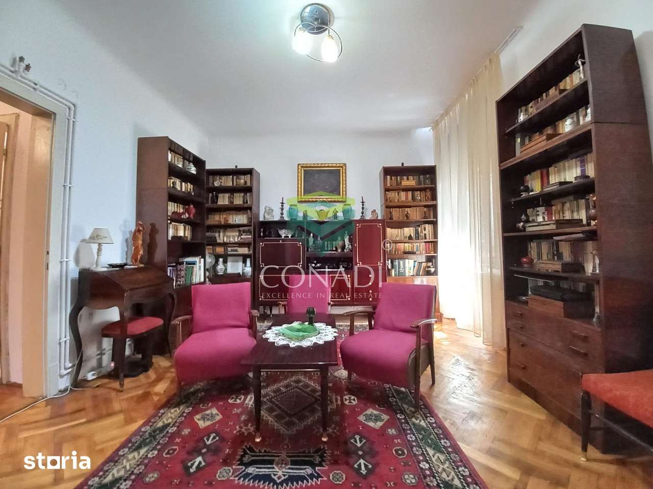 Apartament cu 3 camere, 100 mp/imobil consolidat- Bdul Magheru — fotografia 3