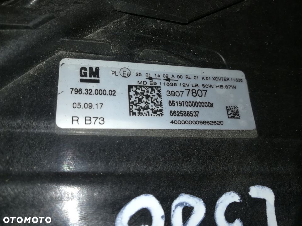 Opel Astra K V lampa prawa przód Full Led - 4