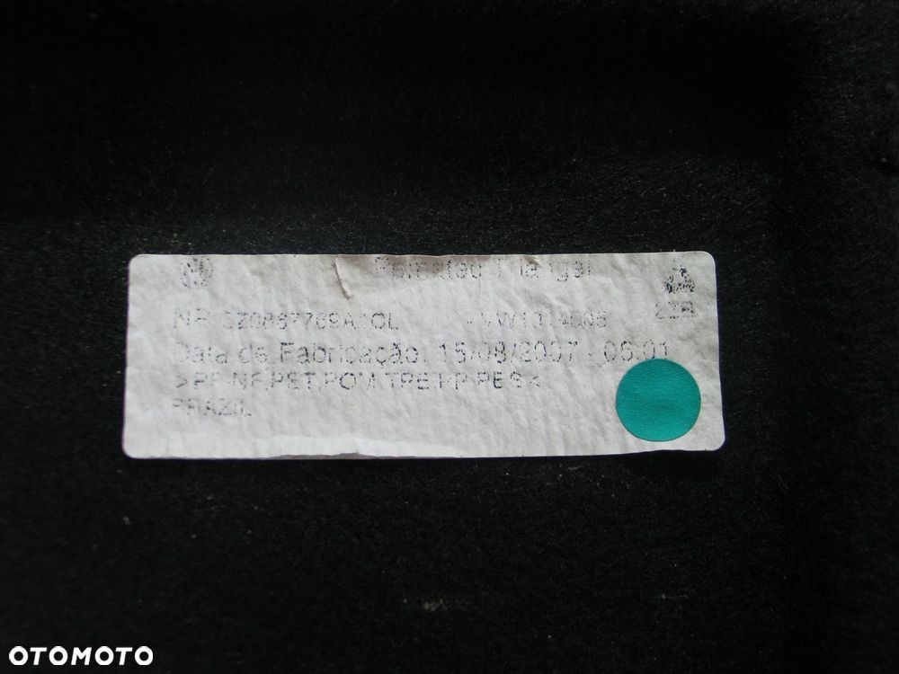polka bagaznika vw fox 5Z0867769A oryginal - 9