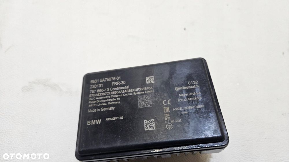 radar sensor czujnik acc bmw 5a75876-01 - 4