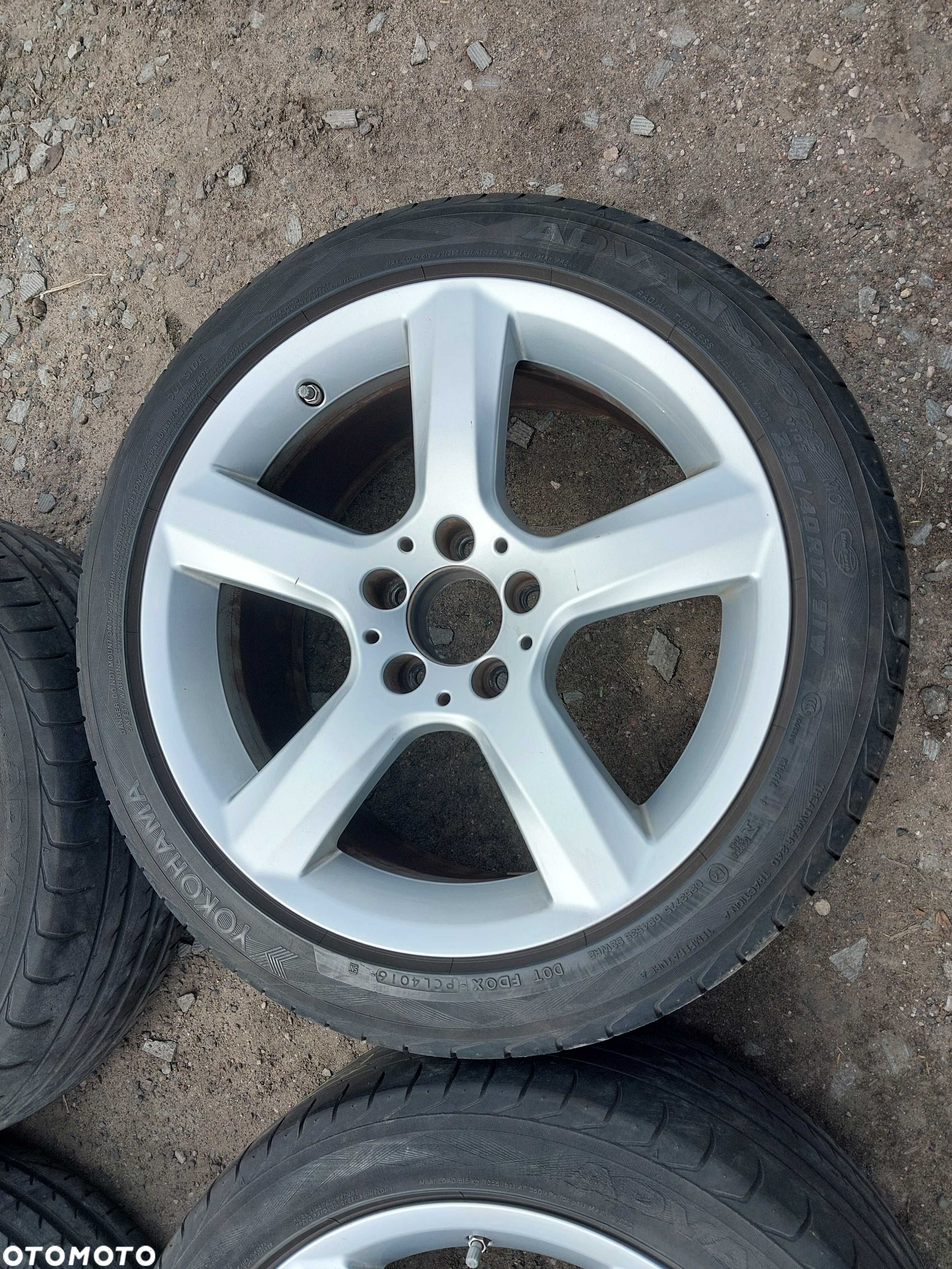 Kola Alufelgi 17 5x112 Mercedes dwie szerokosci opony letnie - 2