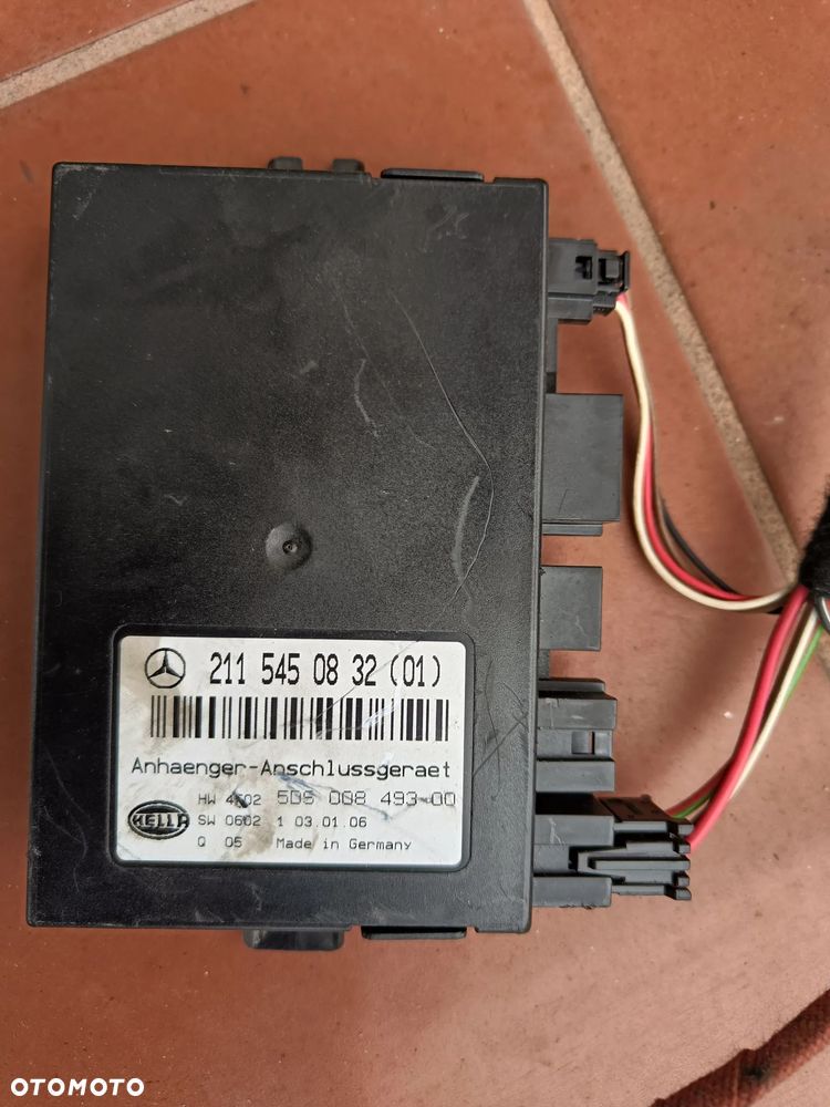 MERCEDES W211 WIĄZKA HAKA SKŁADANEGO ORIS + MODUŁ 2115450832 - 2