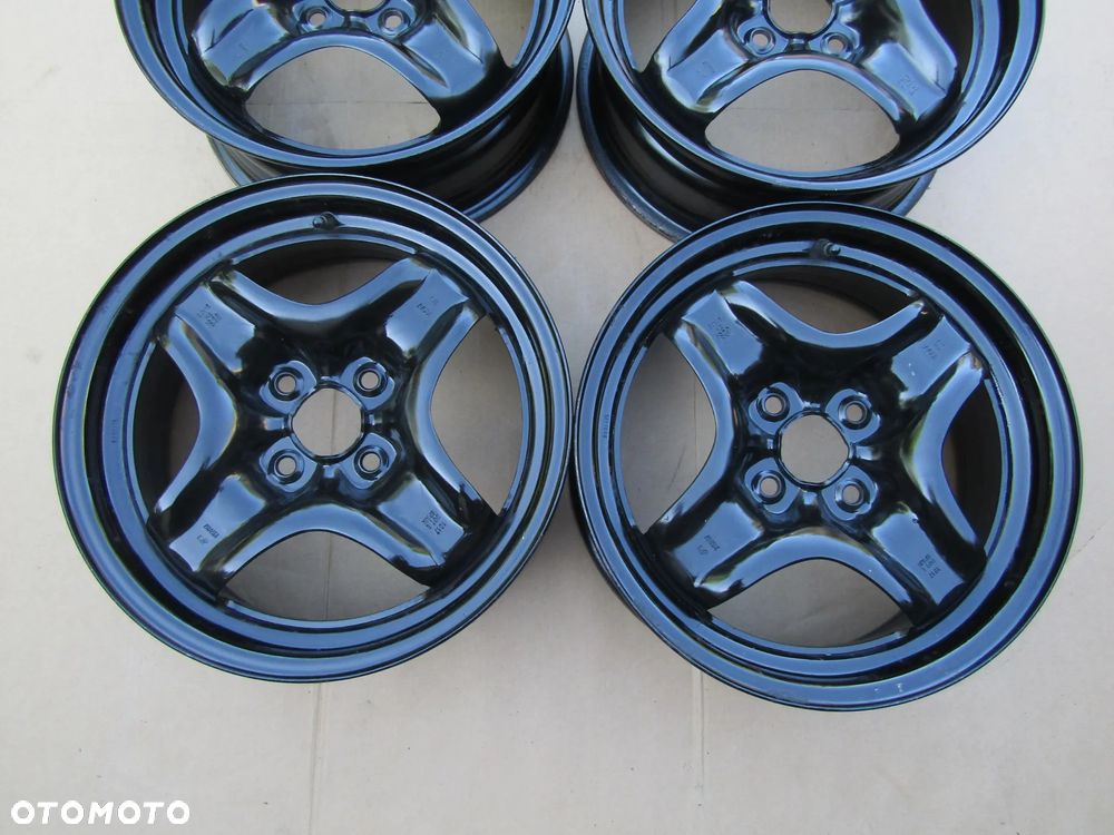 4x Felgi Stalowe 15 Opel Corsa C D E Adam Tigra Meriva Astra G H / Fiat Grande Punto Evo 6 j 4x100 ET39 piasta 56,6 mm + czujniki TPMS ORYGINALNE - 7