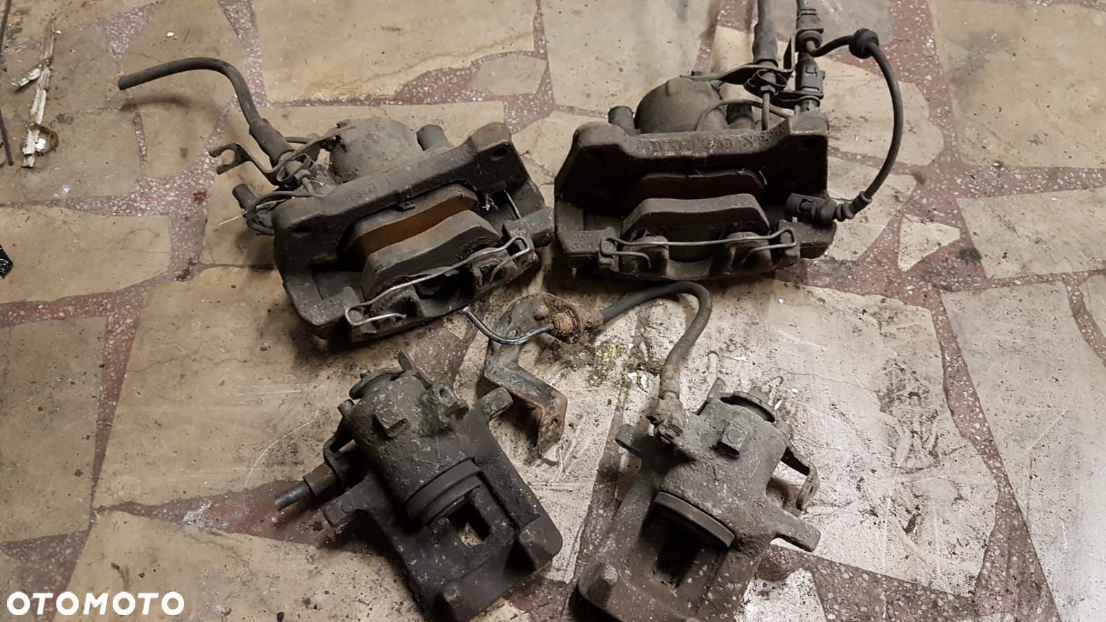 AUDI A6 C5 A4 B6 ZACISKI PRZÓD 312mm LEWY + PRAWY TYŁ PRZÓD - 1