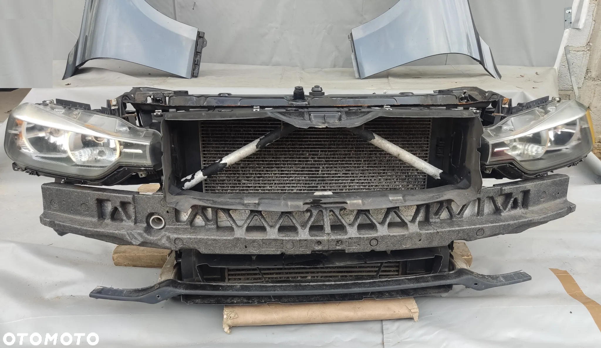 BMW 3 F30 F31 2.0 TURBO BENZYNA MANUAL PRZÓD KOMPLETNY ZDERZAK PRZEDNI BŁOTNIKI LAMPY MASKA PAS PRZEDNI CHŁODNICE B39 - 8