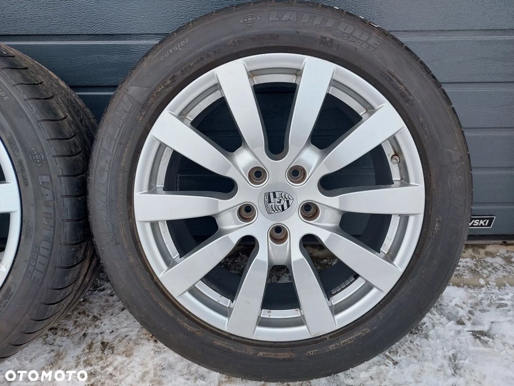 PORSCHE CAYENNE KOŁA FELGI LETNIE R20 9J ET57 5X130 275/45 R20 MICHELIN LATITUDE SPORT NO DOT20 ORYGINAŁ PROSTE ! - 5