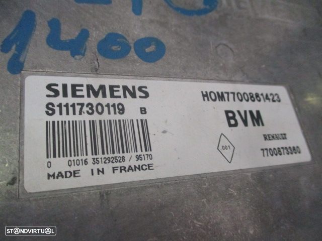 Centralina 7700873360 RENAULT MEGANE 1996 1.4 I Siemens - 2