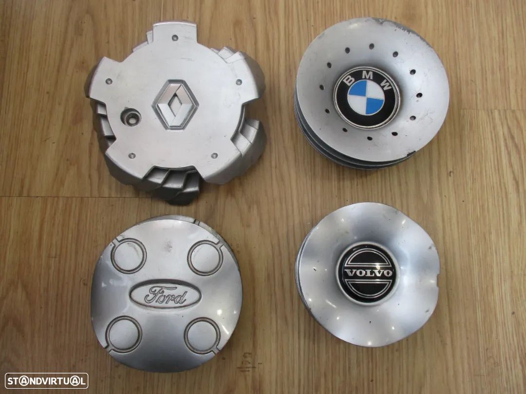 4 Centros Jante Roda BMW Volvo Ford Renault - 1