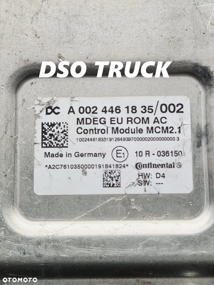 A0024461835 002 Sterownik MCM komputer silnika MP ACTROS AXOR ATEGO - 2