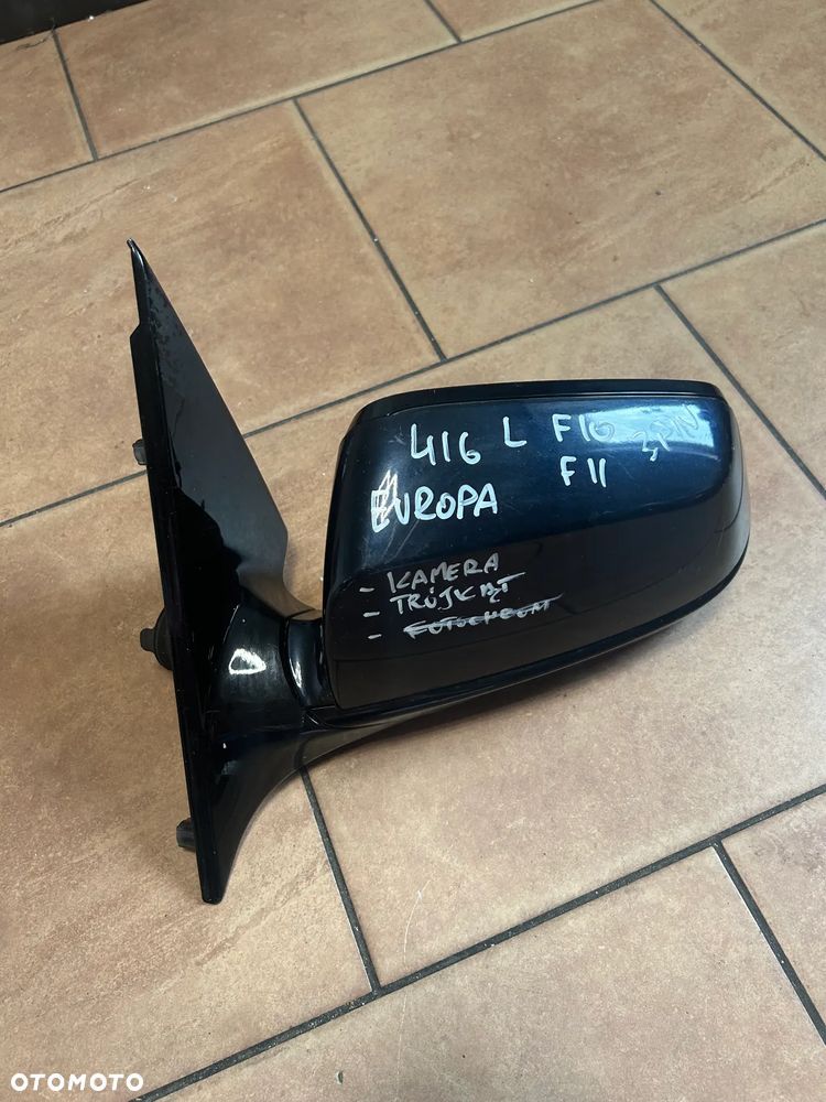 LUSTERKO BMW F10 F11 LEWE EUROPA 416 3PIN KAMERA ASYSTENT MARTWEGO POLA - 2