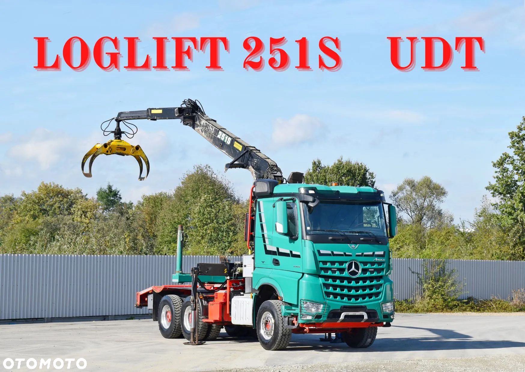 Mercedes-Benz AROCS 3363 * DO TRANSPORTU DREWNA * LOGLIFT F 251S / 6x4 - 1