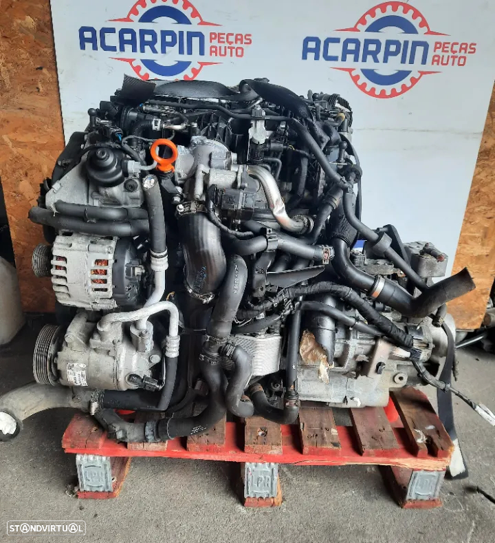 Motor VW Golf VI/Passat/Tiguan/Eos/Audi A3 8P 2.0 Tdi Ref: CBA - 2